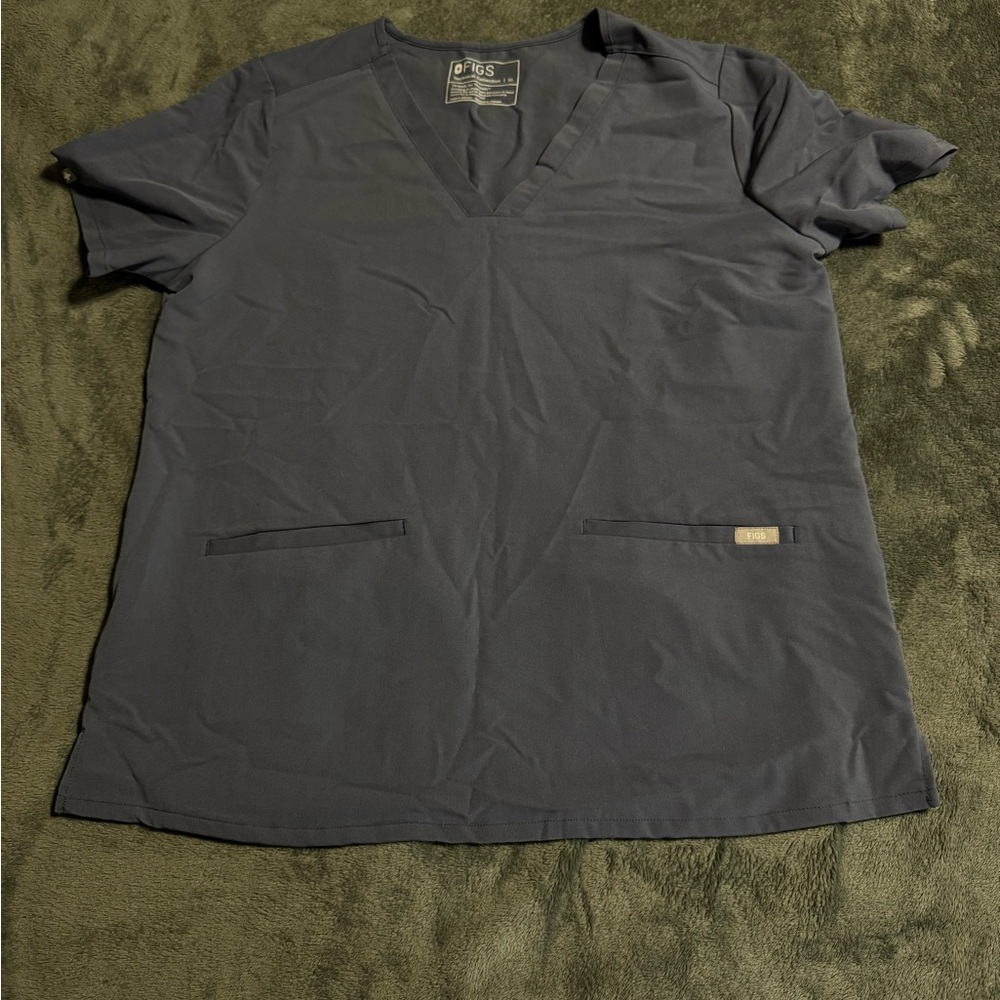 Womens Xlarge V-Neck Figs Scrub Top